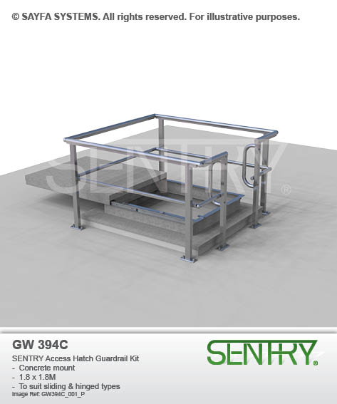 SENTRY Access Hatch Guardrail Kit