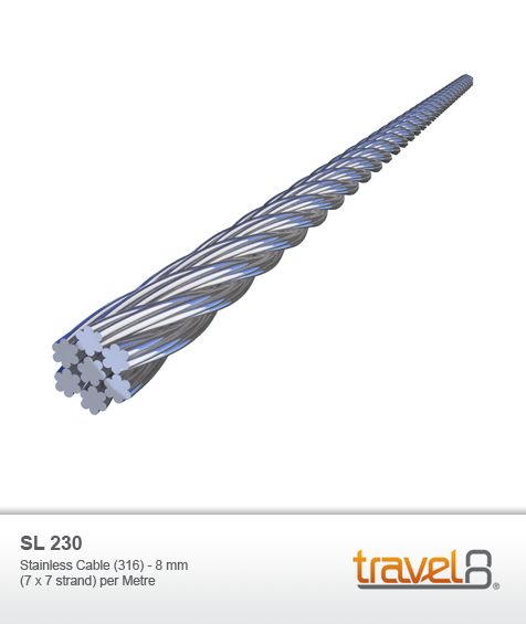 Stainless Cable (316) - 8 mm